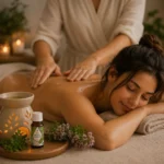 Nefertiti marjoram oil in massage