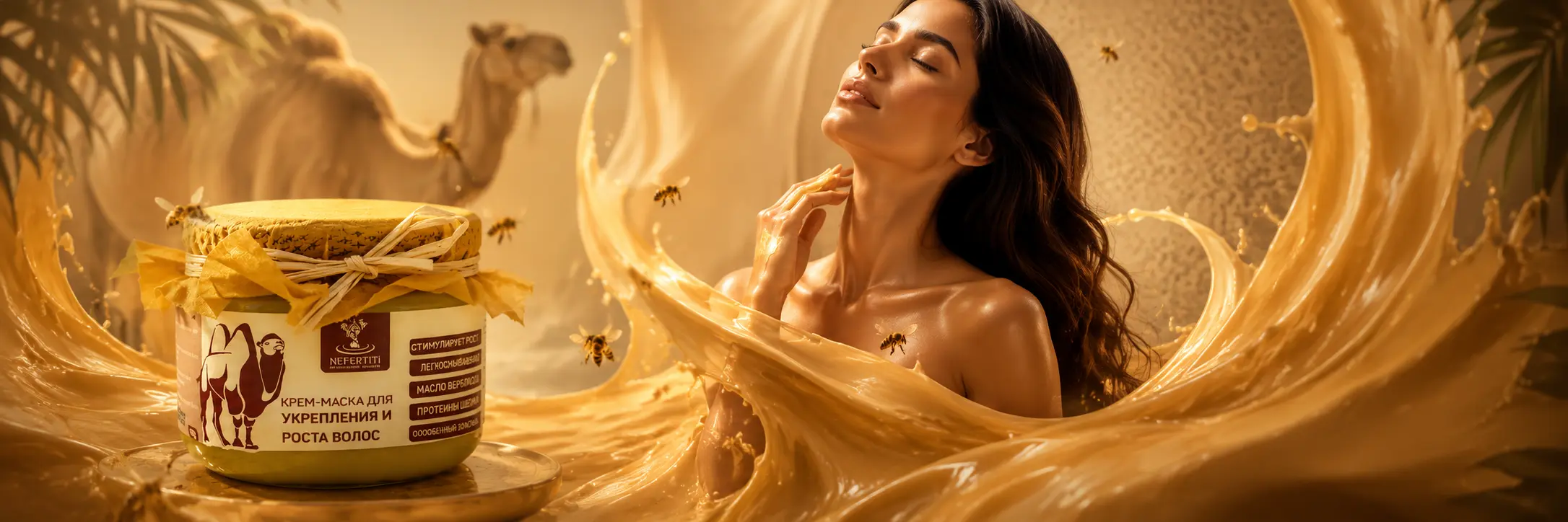 Cream mask for hair strengthening and growth Cream mask for hair strengthening and growth