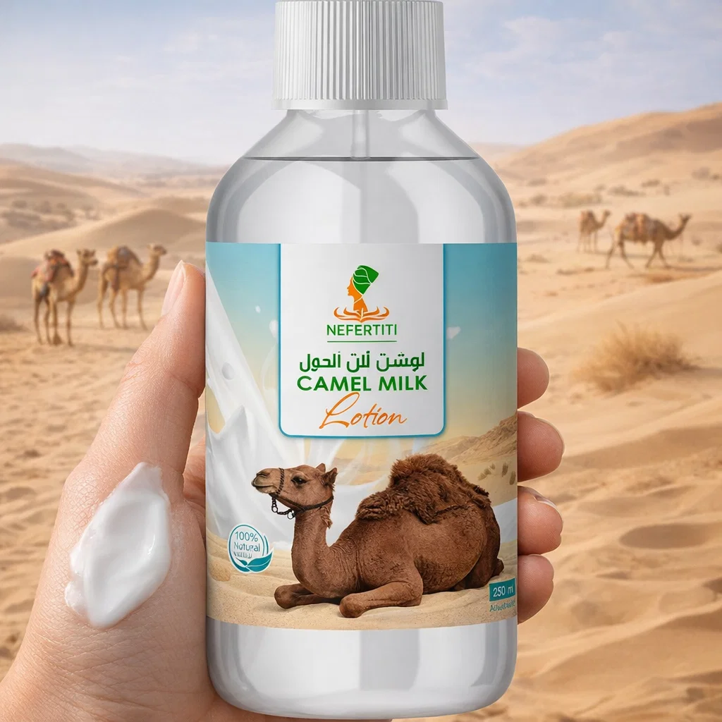 Cream lotion camel milk Nefertiti