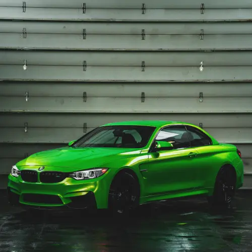 Green BMW Car – Car Air Freshener – Nefertiti Oils