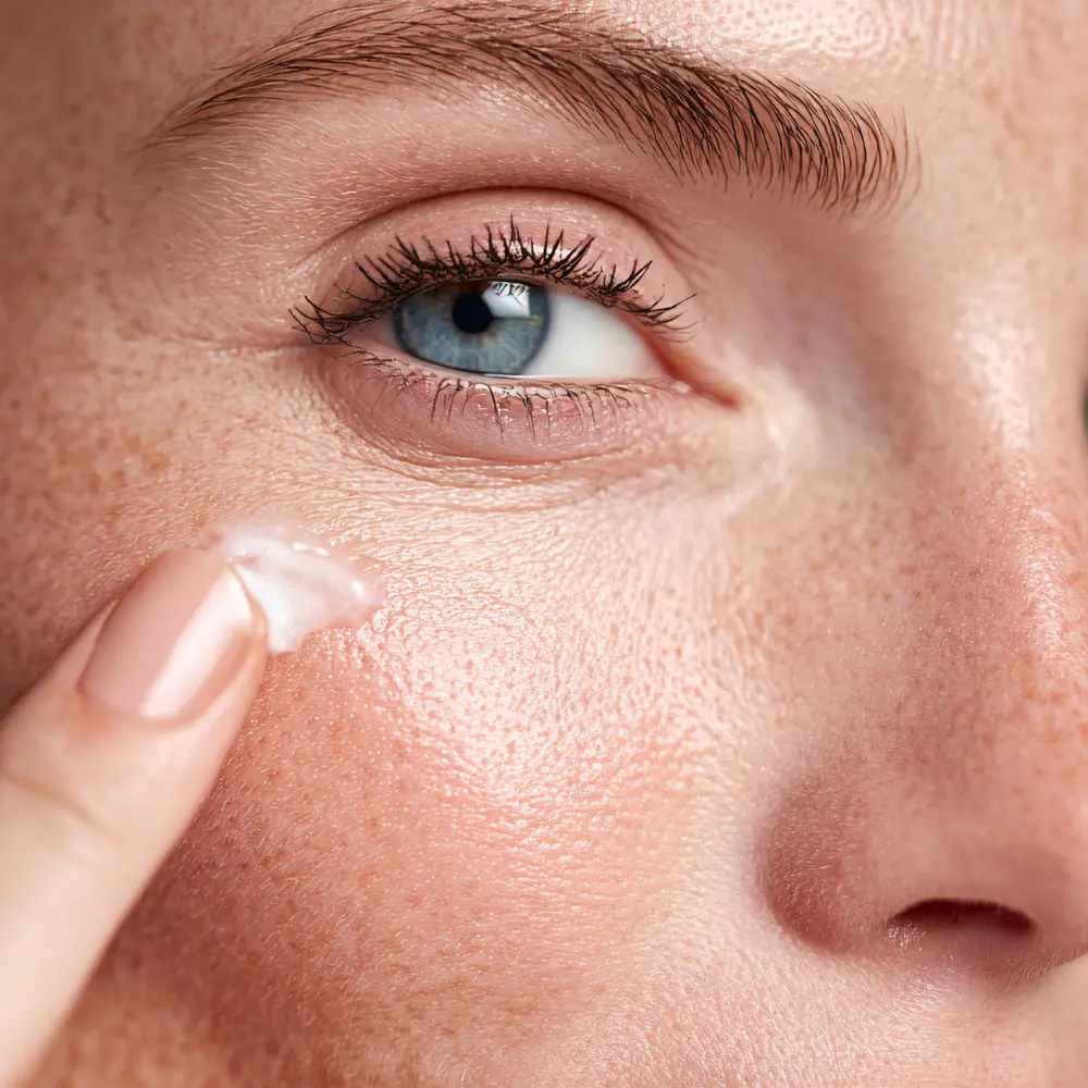 Caffeine eye cream Nefertiti oil